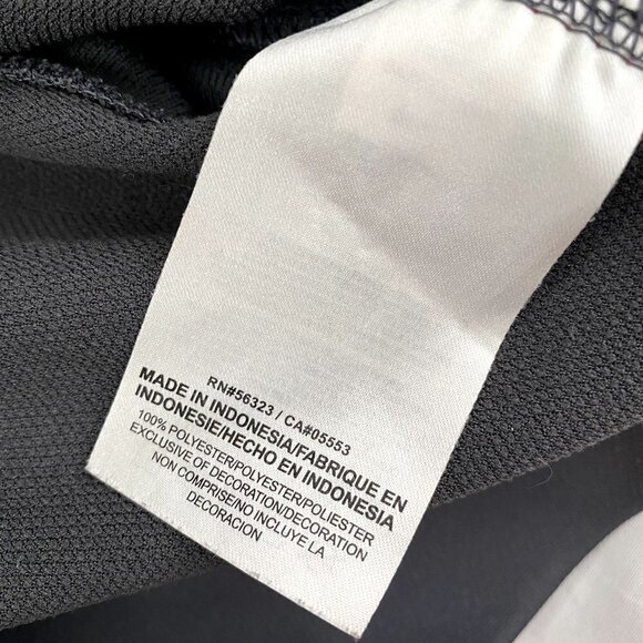 Nike | Varsity Zip Up Jacket with Letter N Embroidery | Red & Grey | Size: Large - Picture 5 of 8